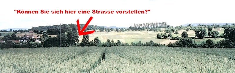 Strasse durchs Naherholungsgebiet?